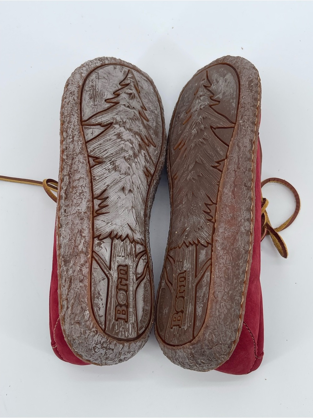 Born Red Leather Lace Up Nuala Oxford - Picture 10 of 11